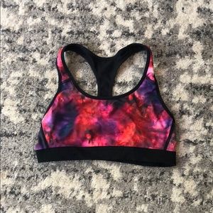 Tie dye sports bra